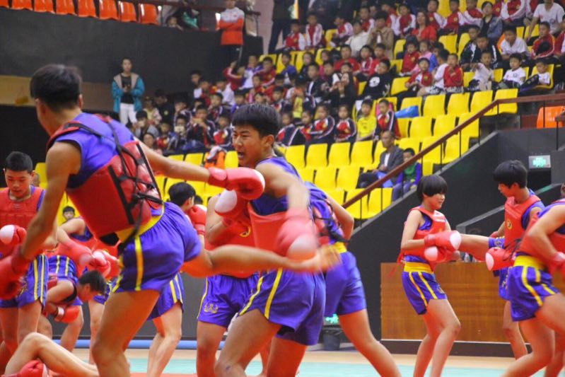 我校获得淄博市第八届全民健身运动会“英雄天下”杯散打演练赛一等奖