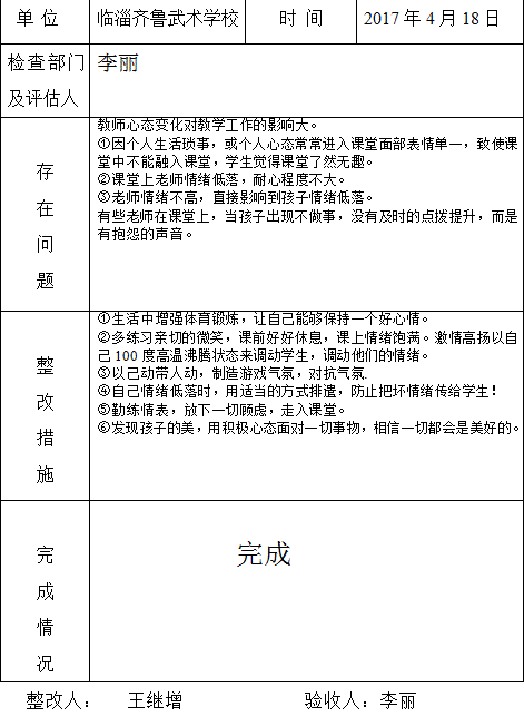 学校督导检查评估表